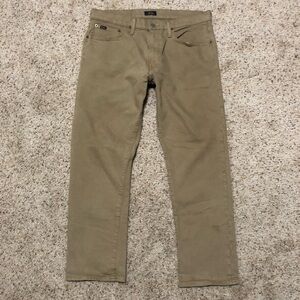 Polo Ralph Lauren Hampton Relaxed Straight Pants Men's 34x29 Khaki Chino